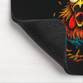 F Caw F Hahn Lustiger Vogel Fcawf Huhn Kaffee  Mousepad (Ecke)