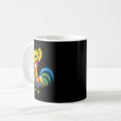 F Caw F Hahn Lustiger Vogel Fcawf Hühnerflüsterer Kaffeetasse (Vorderseite Links)