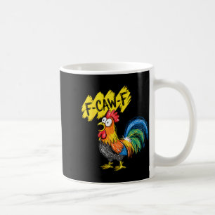 F Caw F Hahn Lustiger Vogel Fcawf Hühnerflüsterer Kaffeetasse