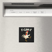 F Caw F Hahn Lustiger Vogel Fcawf Hühnerflüsterer Magnet (In Situ (Geschirrspüler))