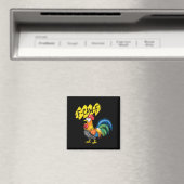F Caw F Hahn Lustiger Vogel Fcawf Hühnerflüsterer Magnet (In Situ (Geschirrspüler))