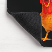 F Caw F Hahn Lustiger Vogel Fcawf Hühnerflüsterer Mousepad (Ecke)