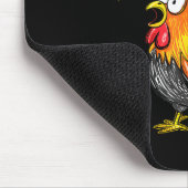 F Caw F Hahn Lustiger Vogel Fcawf Hühnerflüsterer Mousepad (Ecke)