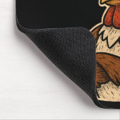 F Caw F Hahn Lustiger Vogel Fcawf Hühnerflüsterer Mousepad (Ecke)