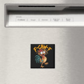 F Caw F Hahn Lustiger Vogel Hühnerflüsterer Fawk Magnet (In Situ (Geschirrspüler))