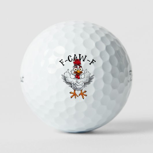 F Caw F Hahn Titleist - Lustig Pro V1  Golfball (Vorderseite)