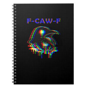 F-Caw-F Halloween-Musikparty Essential Notizblock