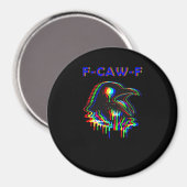 F-Caw-F Halloween-Musikparty Essentials Magnet (Vorderseite/Rückseite)