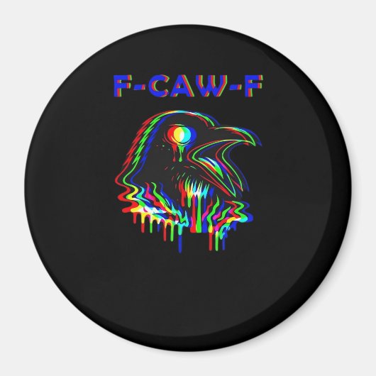 F-Caw-F Halloween-Musikparty Essentials Magnet (Vorne)