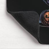 F-Caw-F Halloween-Rabe Jack-O-Lantern Gruseliger O Mousepad (Ecke)