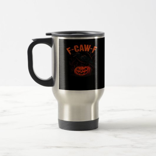 F-Caw-F Halloween-Trend Casual Reisebecher (Links)