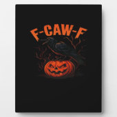 F-Caw-F Halloween Trendy Casual Fotoplatte (Vorderseite)