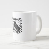 F-Caw-F Halloween-Vogel Jumbo-Tasse (Vorderseite Rechts)