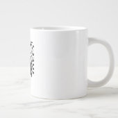 F-Caw-F Halloween-Vogel Jumbo-Tasse (Rechts)