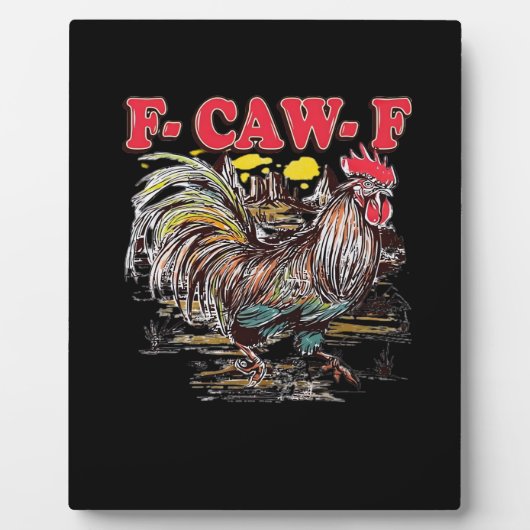F-Caw-F Hei Hei Moana Rooster Classic Funny Graphi Fotoplatte (Vorderseite)