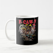 F-Caw-F Hei Hei Moana Rooster Classic Funny Graphi Kaffeetasse (Links)