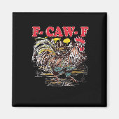 F-Caw-F Hei Hei Moana Rooster Classic Funny Graphi Magnet (Vorne)