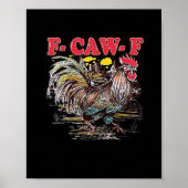 F-Caw-F Hei Hei Moana Rooster Classic Funny Graphi Poster (Vorne)