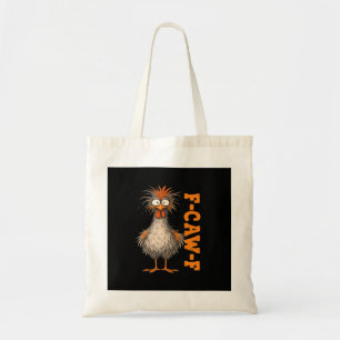 F-Caw-F-Huhn Eifrig Bunt Lustig Hahn Mich Tragetasche