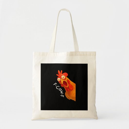 F-Caw-F Huhn Essential Classic Retro Tragetasche (Vorne)