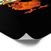 F-Caw-F Huhn Essential Lustig Trendig Poster (Ecke)