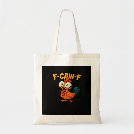 F-Caw-F Huhn Essential Lustig Trendig Tragetasche (Vorne)