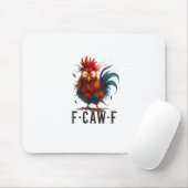 F-Caw-F Huhn Hahn Lustiges Meme Mousepad (Mit Mouse)