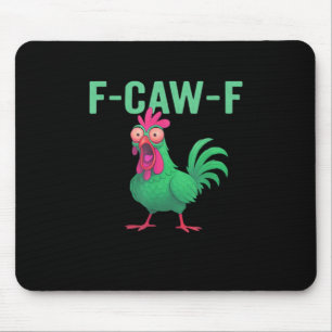 F-Caw-F Huhn im Vintage-Stil Mousepad