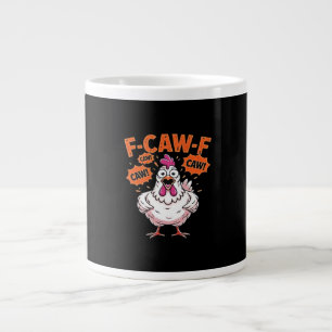 F-Caw-F Huhn Klassisch Cool Einzigartig Jumbo-Tasse