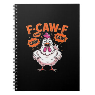 F-Caw-F Huhn Klassisch Cool Einzigartig Notizblock