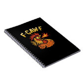 F-Caw-F-Huhn Klassisch Minimal Sauber Notizblock (Rechte Seite)
