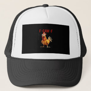 F-Caw-F Huhn Klassische Vintage-Kunst Truckerkappe