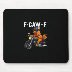 F-Caw-F Huhn Klassisches Ästhetik-Grafik Mousepad
