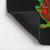 F-Caw-F Huhn Klassisches Retro-Grafik Mousepad (Ecke)