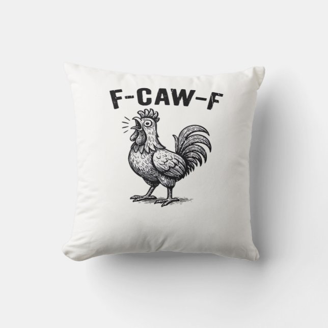 F-Caw-F Huhn Kreative Freizeitmode Kissen (Vorderseite)