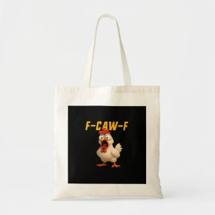 F-Caw-F Huhn Lustiges Huhn F-Caw-F Gang Vintage Tragetasche
