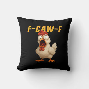 F-Caw-F Huhn Lustiges Huhn F-Caw-F Gear Vintage Kissen
