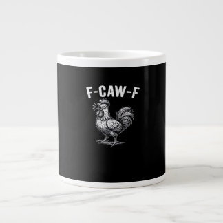 F-Caw-F Huhn Retro-Grafik Jumbo-Tasse