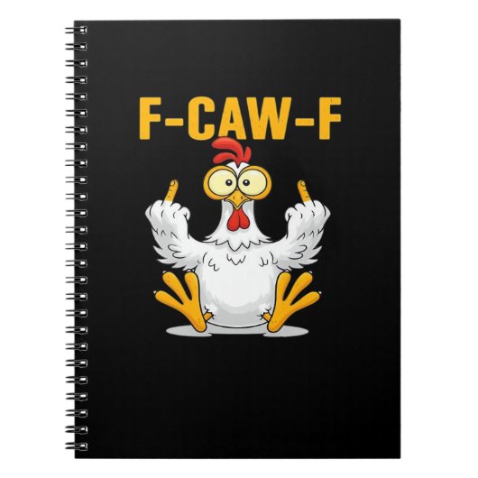 F-Caw-F-Huhn Wesentlich Lustig Trendig Notizblock (Vorderseite)