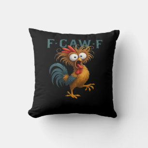 F-Caw-F Huhn Wesentlicher Vintage-Stil Kissen
