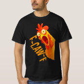 F-Caw-F-Hühnchen | Funny Bird Pun T-Shirt | Crow & (Vorderseite)
