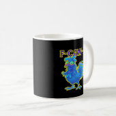 F-Caw-F Hühnchen Klassisch Kreative Freizeitkleidu Kaffeetasse (VorderseiteRechts)