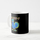 F-Caw-F Hühnchen Klassisch Kreative Freizeitkleidu Kaffeetasse (Vorderseite Links)