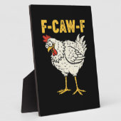 F-Caw-F Hühnchen Klassisch Retro Cool Fotoplatte (Seite)