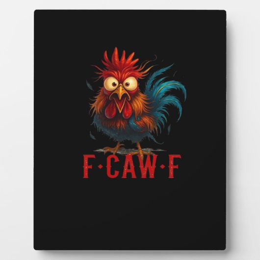 F-Caw-F Hühner Essential Basic Stil Fotoplatte (Vorderseite)