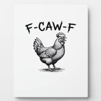 F-Caw-F Hühner-Essential Fotoplatte