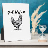 F-Caw-F Hühner-Essential Fotoplatte (Seite)