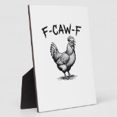 F-Caw-F Hühner-Essential Fotoplatte (Seite)
