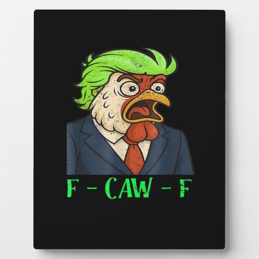 F-Caw-F Hühner-Essential Simple Clean Fotoplatte (Vorderseite)