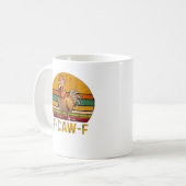F-Caw-F Hühner Humor Essential Minimal Sauber Kaffeetasse (Vorderseite Links)